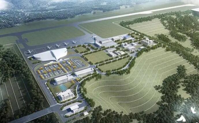 2024智慧机场展资讯：丽水机场航站区 22个单体建筑完成结顶